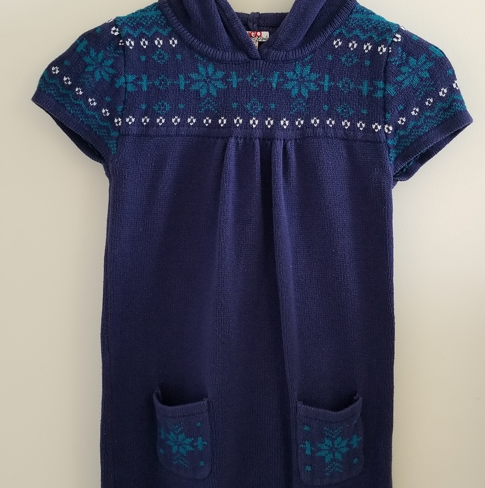 Girls' Hooded Short Sleeve Tunic